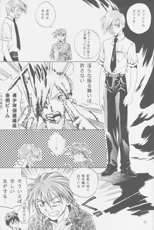 (C54) [Atsumi Bombers (Atsumi Aniki, Hidari Bonsaku)] Love2 Nankyoku Heero Show 2gou (Gundam Wing) page 13 full