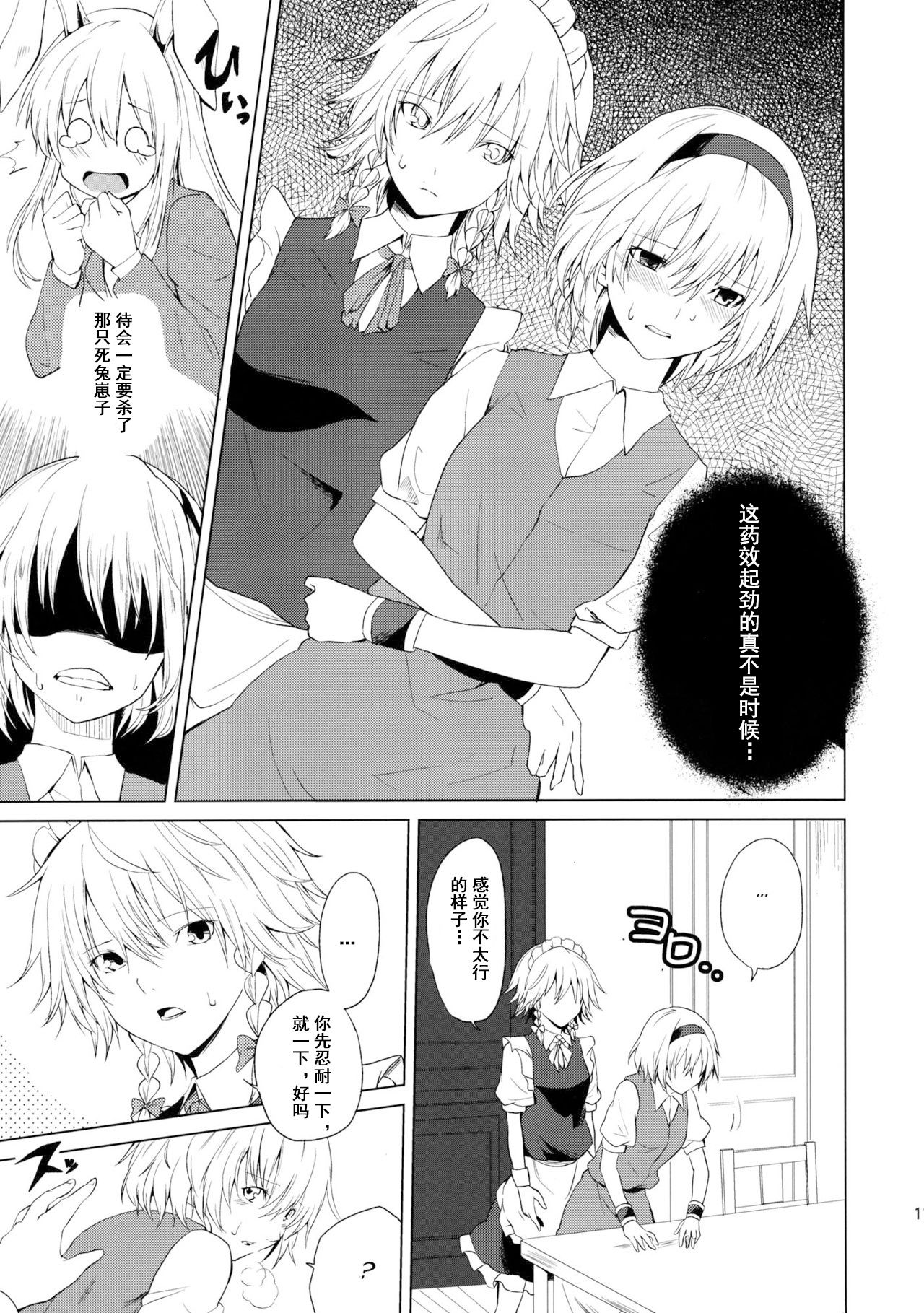 (Reitaisai 10) [Tatakai no Kiseki (Senyuu)] Hajimete no Biyaku (Touhou Project) [Chinese] [乌冬汉化组] page 12 full