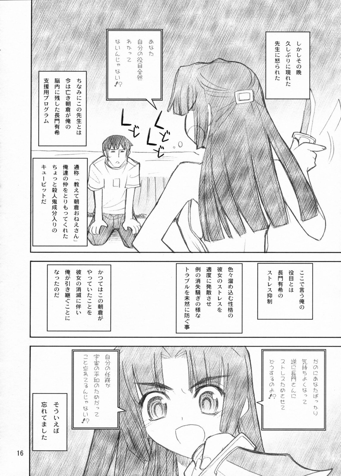 (C71) [Akai Marlboro (Aka Marl)] Nagato Yuki Yabure Tari! (Suzumiya Haruhi no Yuuutsu [The Melancholy of Haruhi Suzumiya]) page 15 full