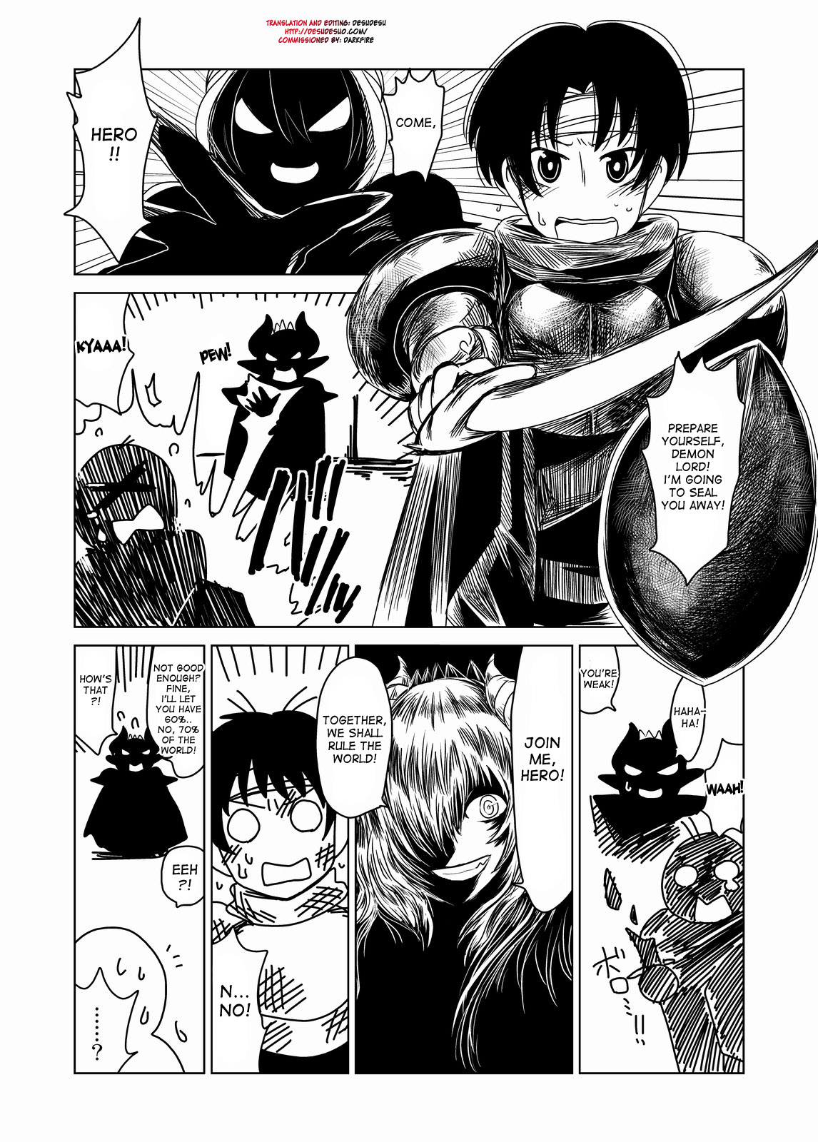 [Hroz] Maou kara wa Nigerarenai! | You can't run from the Demon Lord! [English] {desudesu} [Digital] page 2 full