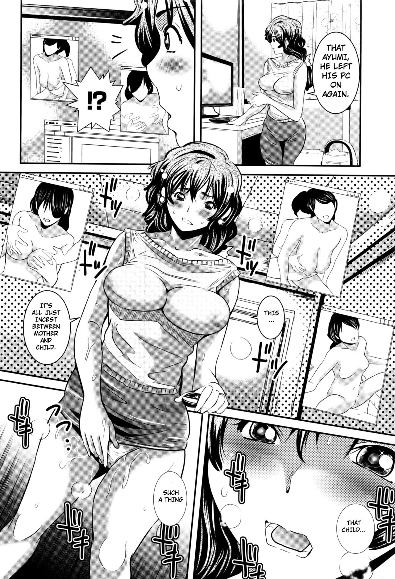 [Sanpaku] Mama Cli Kakuchou Kansatsu Nikki | Mama's clit extension journal (COMIC Masyo 2016-07) [English] [man-machine translations] page 2 full