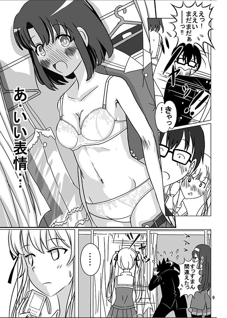 [Dressblackheulee (BlackBaka)] Nukenai Kanojo no Shikorigata Roshutsu ww (Saenai Heroine no Sodatekata) [Digital] page 7 full