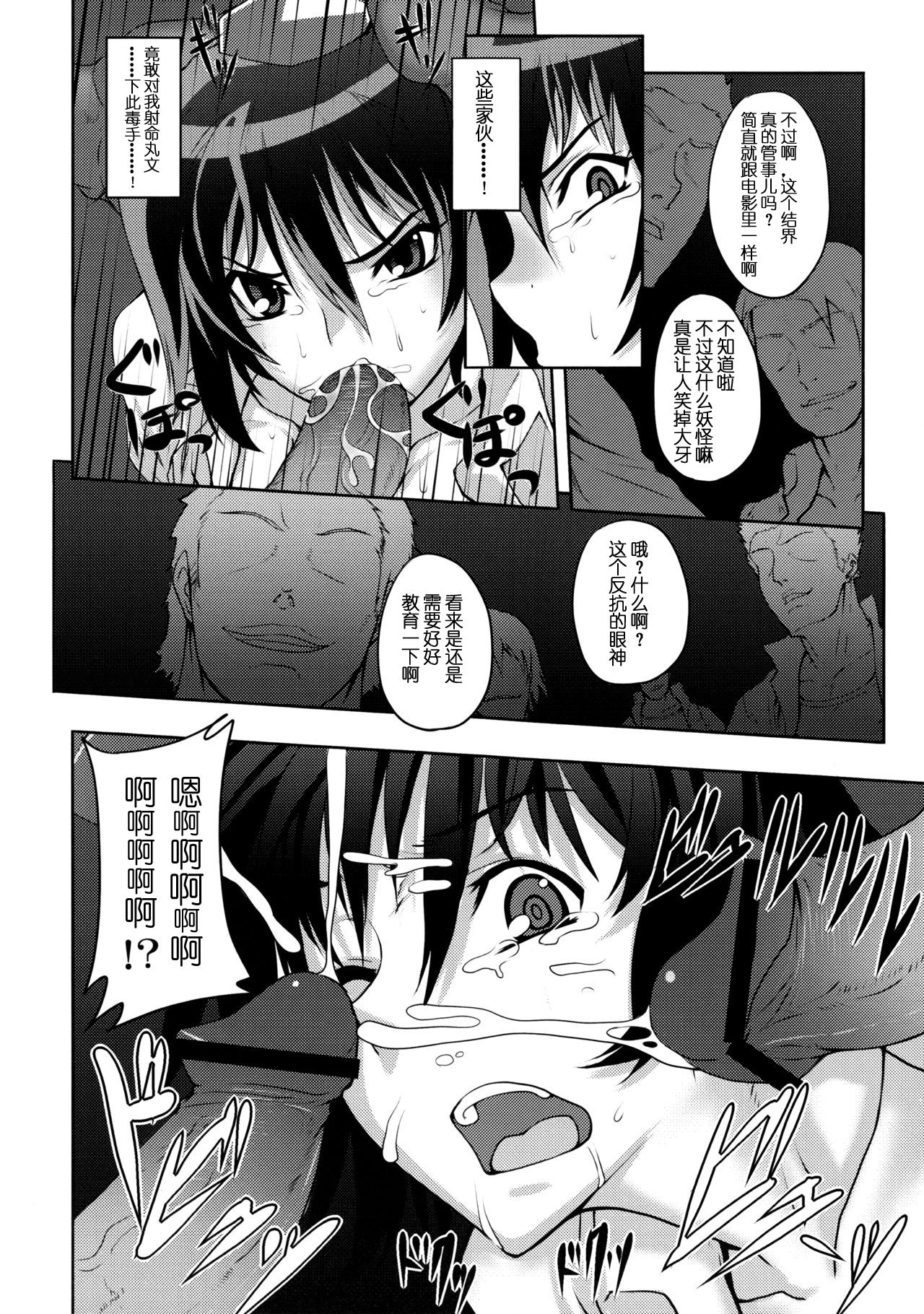 (C77) [Avion Village (Johnny)] Shigyaku Gensoukyou -Shameimaru Aya- (Touhou Project) [Chinese] [荷包汉化] page 11 full