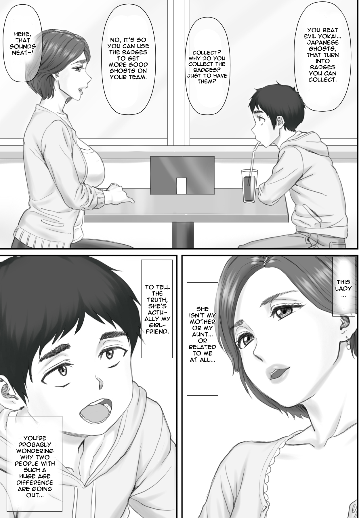 [Ponkotsu Damashii] Boku no Kanojo wa 40-sai no Hitozuma de Mama no Tomodachi | My Girlfriend is my mom's friend - A 40 year old housewife [English] [Jashinslayer] page 5 full