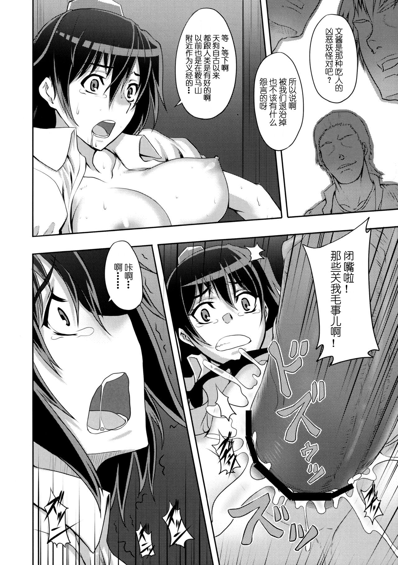 (C77) [Avion Village (Johnny)] Shigyaku Gensoukyou -Shameimaru Aya- (Touhou Project) [Chinese] [荷包汉化] page 7 full