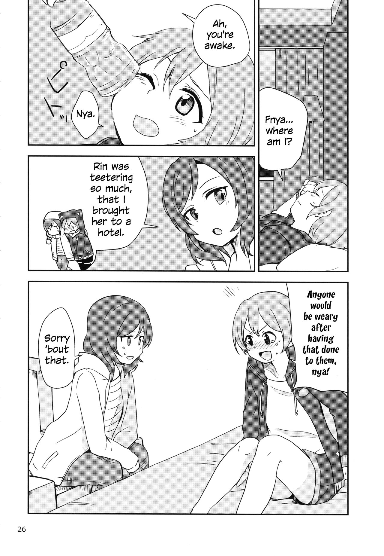 (C90) [Kurocan, Toramadara. (Itsuki Kuro, Ryuuga Ookami)] Dokodemo Issho (Love Live!) [English] [WindyFall Scanlations] page 26 full