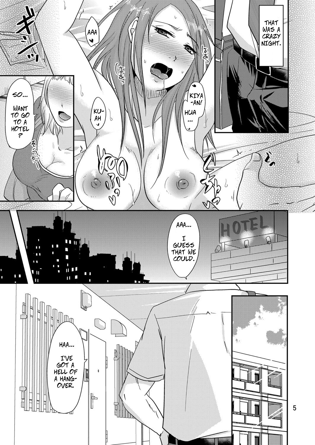 [TTSY (Kurogane Satsuki)] Otonari-san to Korette...Enkou Seikatsu!? - With My Neighbor 2 Compensated... Living!? [English] page 4 full