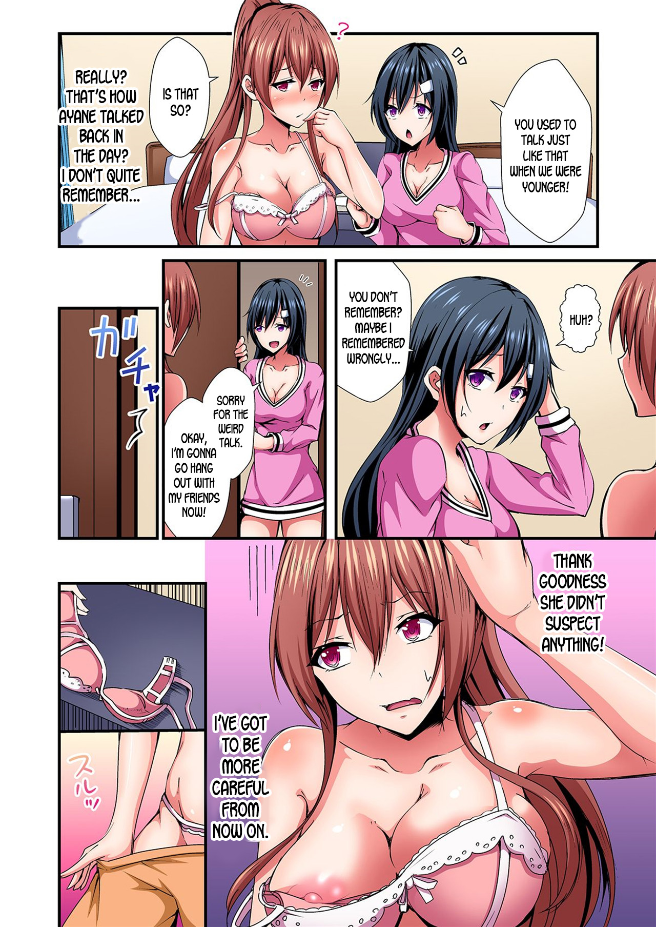 [Suishin Tenra] Switch bodies and have noisy sex! I can't stand Ayanee's sensitive body ch.1-5 [desudesu] page 59 full