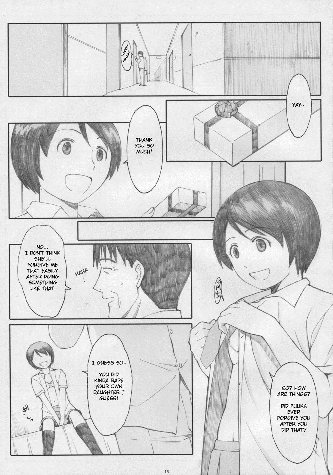 (C77) [Kansai Orange (Arai Kei)] Natsukaze! 5 (Yotsubato!) [English] page 14 full