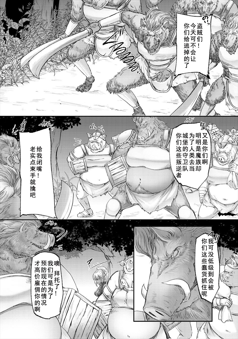 [Aida Mai] Kyonyuu Fantasy 2 if Ch. 2 (Kyonyuu Fantasy) [Chinese] [如月響子汉化组] page 5 full