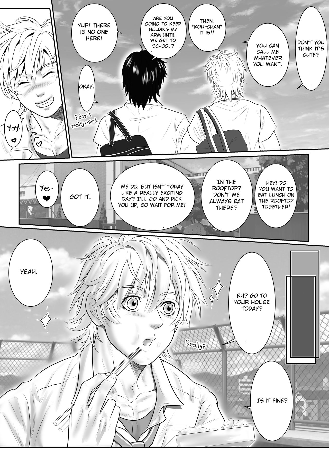 [KES (Keisuke)] Splash Contact! Be Positive!! DK Hen [English] [Otokonoko Scans] [Digital] page 5 full