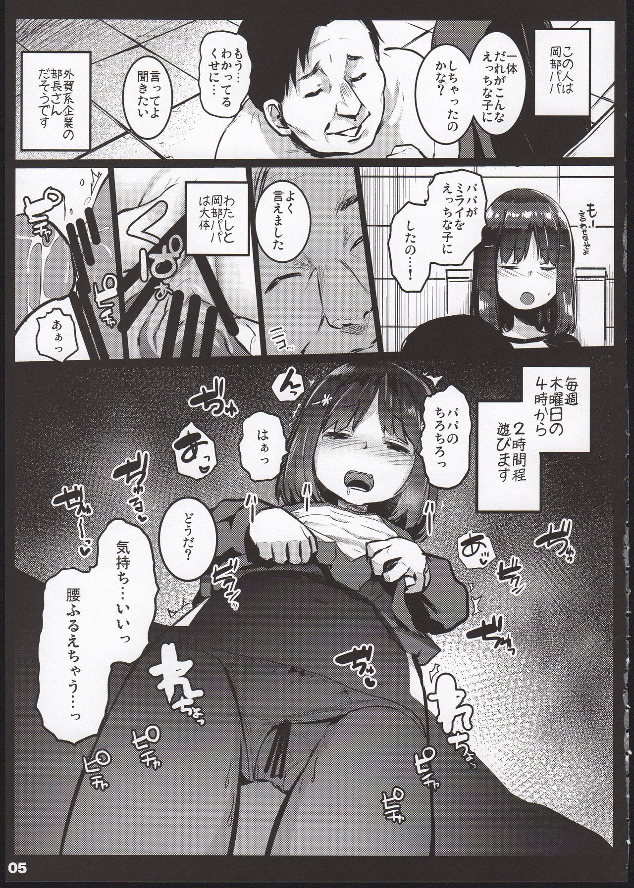 [Kowareta Radio (Herokey)] Randoseru Enkou Nisshi ~Minamoto Mirai no Baai~ page 5 full