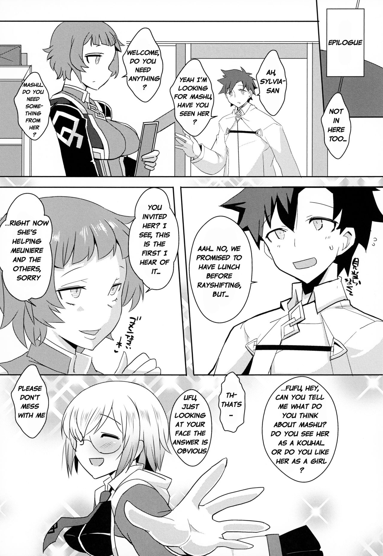 (C95) [YOMOTHUHIRASAKA (bbsacon)] Senpai Dake Shiranai Himitsu no Watashi (Fate/Grand Order) [English] [Netorare Nation] page 22 full