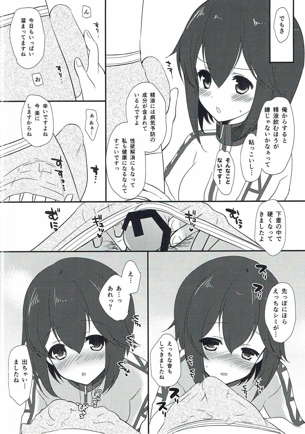 (SC2015 Autumn) [Mimicry.z (Aka Satanan)] Hayasui no Oishii Omizu (Kantai Collection -KanColle-) page 7 full