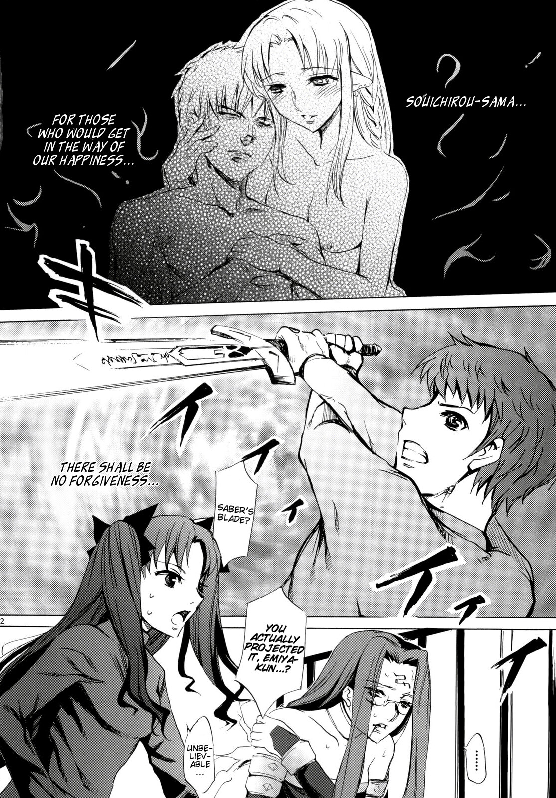 (C76) [Clover Kai (Emua)] Face/stay at the time (Face es-all divide) (Fate/stay night) [English] [EHCOVE] page 61 full