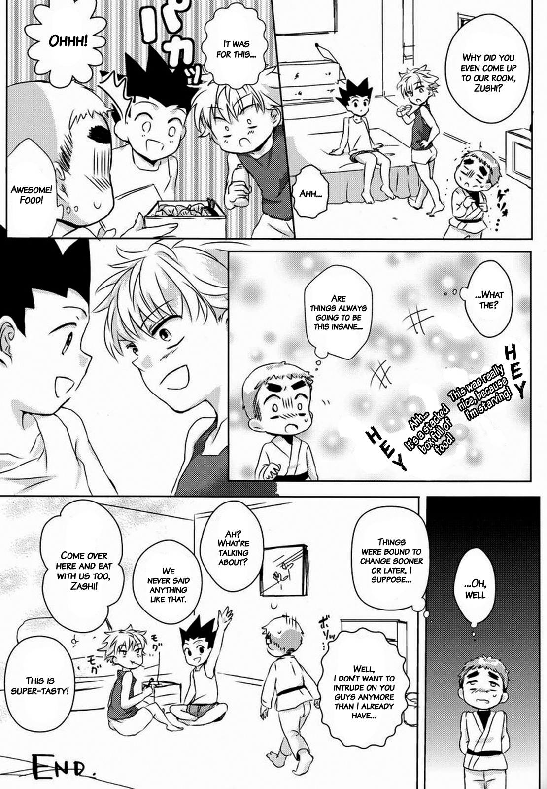 [Emilio(Naikai)] Doki Doki Hey Triangle (Hunter X Hunter)[English][Decensored] page 19 full