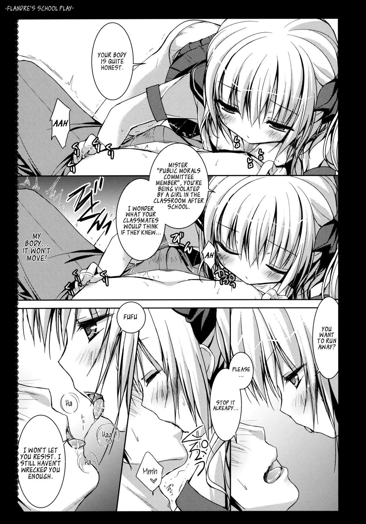 (Kouroumu 7) [Kinokonomi (konomi)] Flandre-san no Gakuen Asobi | Flandre's School Play (Touhou Project) [English] =TV= page 9 full