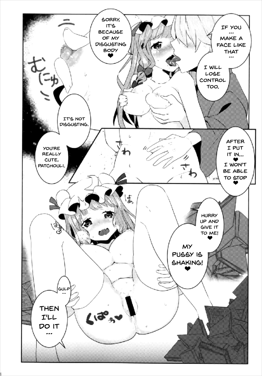 (Shuuki Reitaisai 4) [Dai ③ no Shippo (ATM)] Ecchi na Gensoukyou ~Patchouli to Ecchi na Mahou Hen~ (Touhou Project) [English] {doujins.com} page 11 full