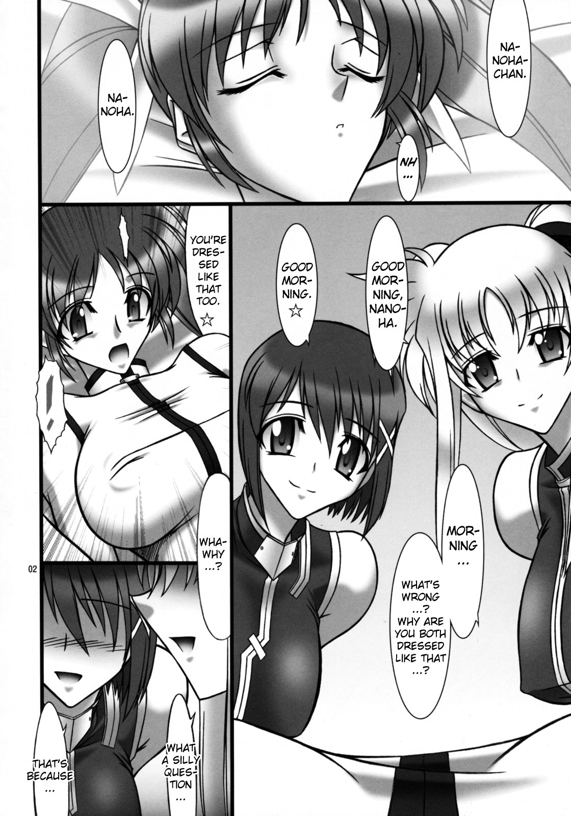 (C75) [AXZ (Hamon Ai)] Angel's stroke 22 Datenshi Gekitsui | Shoot down the Fallen Angel (Mahou Shoujo Lyrical Nanoha) [English] [biribiri] page 3 full