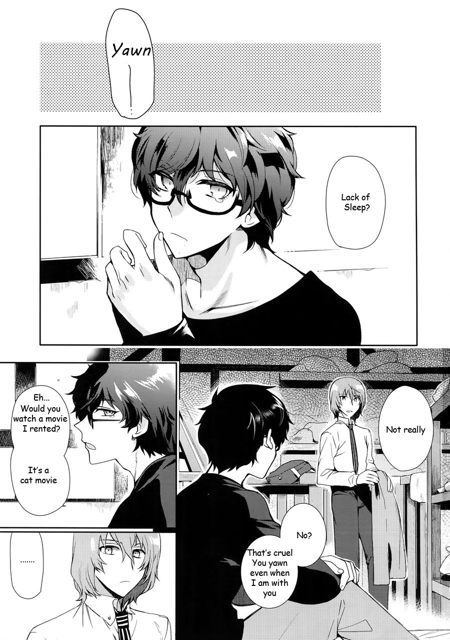 (Youkoso Velvet Room 2) [downbeat (Kirimoto Yuuji)] Kyou wa Mouneru. | I'm gonna sleep for now (Persona 5) [English] page 2 full