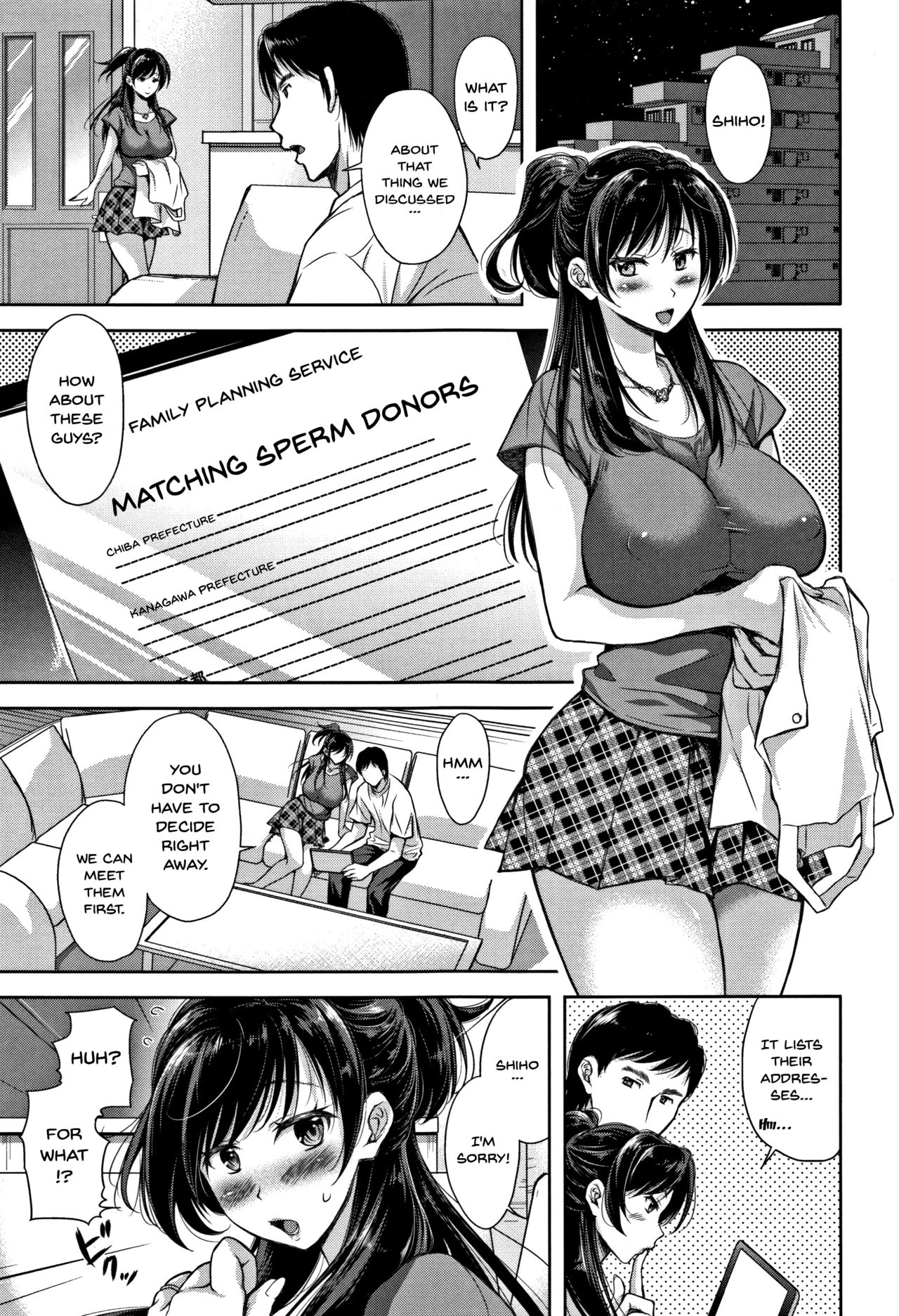 [Shirono Mahiro] Tsumatorare | Wife Taking Ch.1-9 [English] {Doujins.com} page 7 full