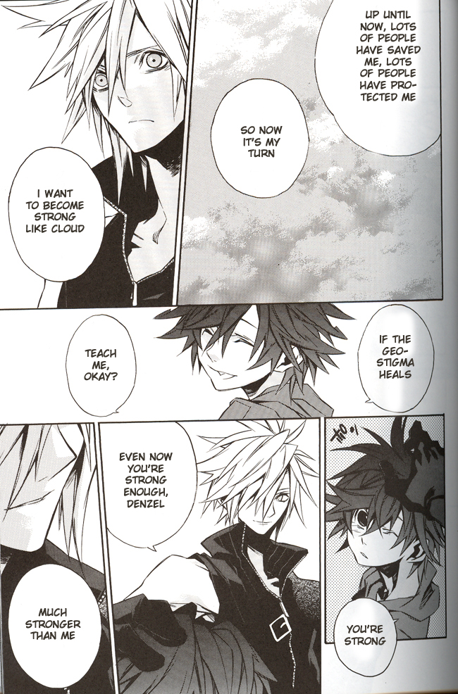 (C70) [kiki (Fujiwara Beni)] ZILCH #2 Darker Than Darkness (Final Fantasy VII Advent Children) [English] page 19 full