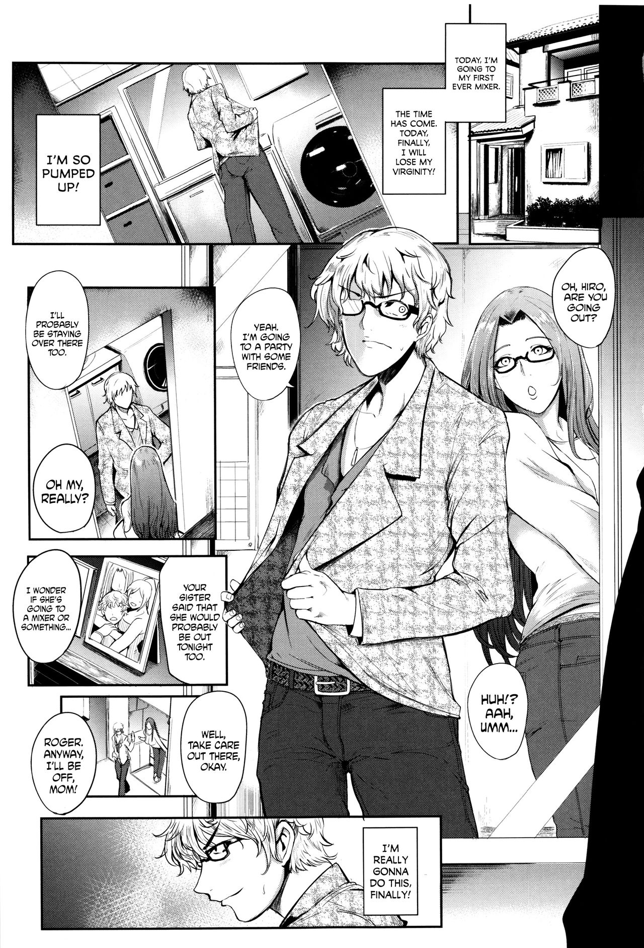 [Otochichi] Hatsu Goukon wa Mama Naranai! | My First Mixer Was a Real Motherfucker! (Mama Naranai Onna-tachi) [English] [Wazawahi] page 1 full