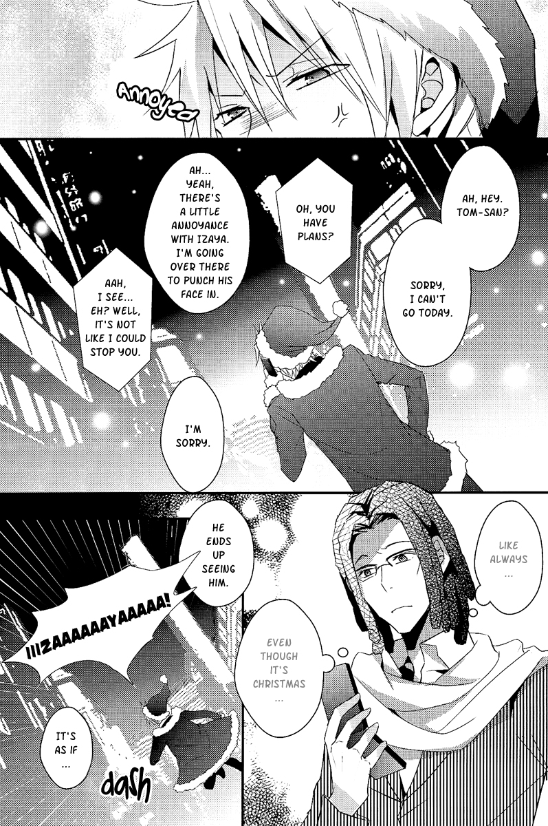 (C81) [UNAP! (Maine)] Bartender-Clad Santa Claus (Durarara!!) [English] [Yaoi-Sei] page 14 full