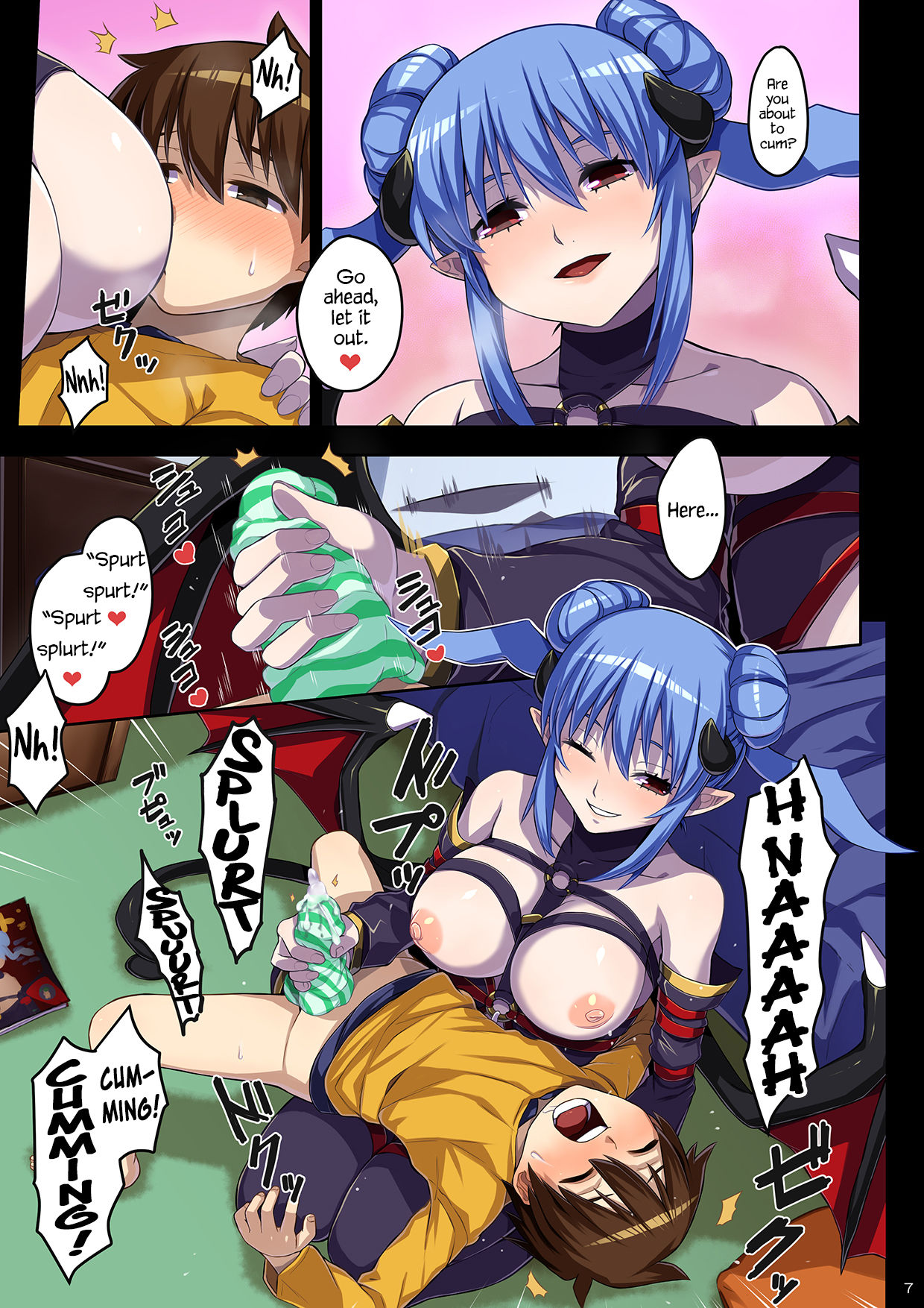 [Yuzuponz (Akairo, Sudachi)] Ane no Pantsu de Onatte itara Inma ga Yatte kita | A Succubus Came When I was Masturbating with My Sisters Panties [English] [Kermaperse] [Digital] page 7 full