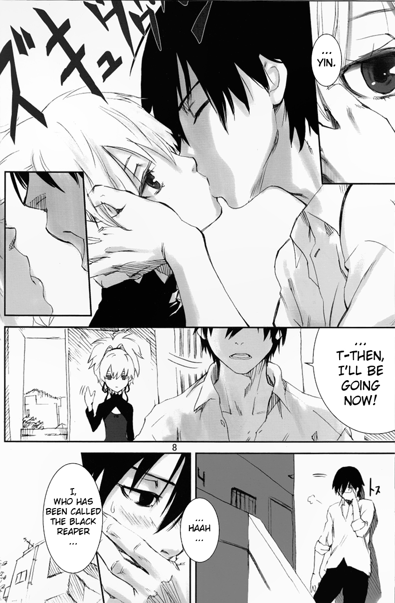 (C77) [Ajisaidenden (Kawakami Rokkaku, Takanashi Rei)] NOCTURNE -FOR TWO LOVERS- (Darker than Black: The Black Contractor) [English] page 8 full