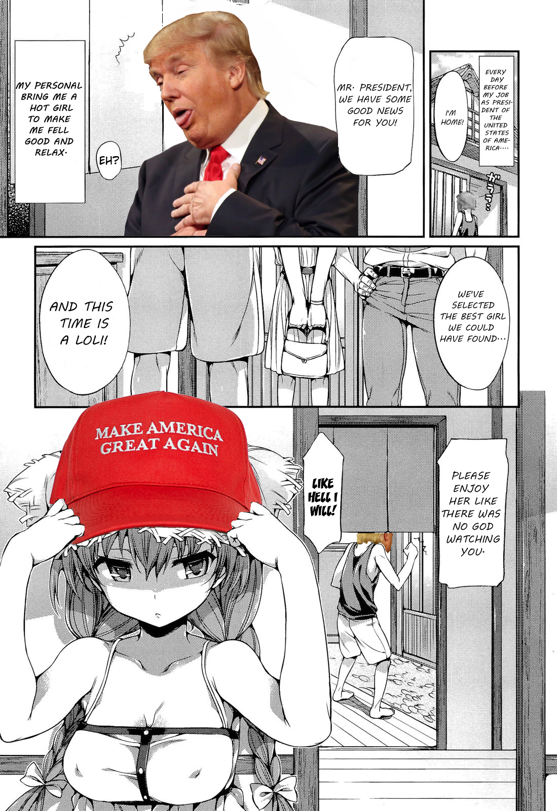 DONALD TRUMP HENTAI page 1 full