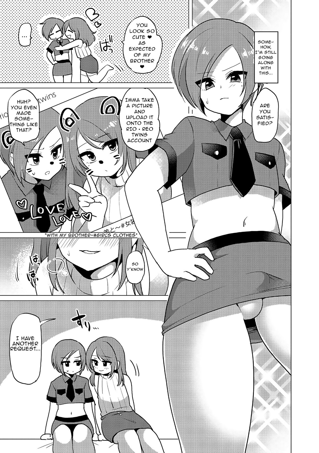 [Urakuso] SM Twins (Otokonoko Heaven's Door 5) [English] [Invictus] [Digital] page 3 full