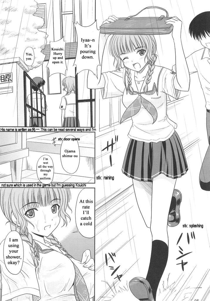 (C71) [CROSS-DO (Masakichi)] Kimi to Y-shirt to Watashi (KiMiKiSS) [English] page 4 full