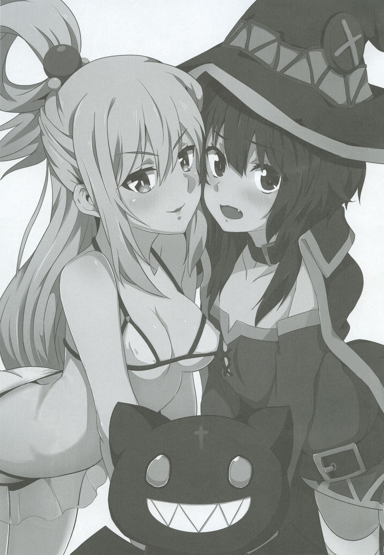 [Nikoushikou (Nekosaki Aoi)] Megumin ni Karei na Shasei o! 3 | 為惠惠獻上華麗的爆射!3 (Kono Subarashii Sekai ni Syukufuku o!) [Chinese] [Digital] page 2 full