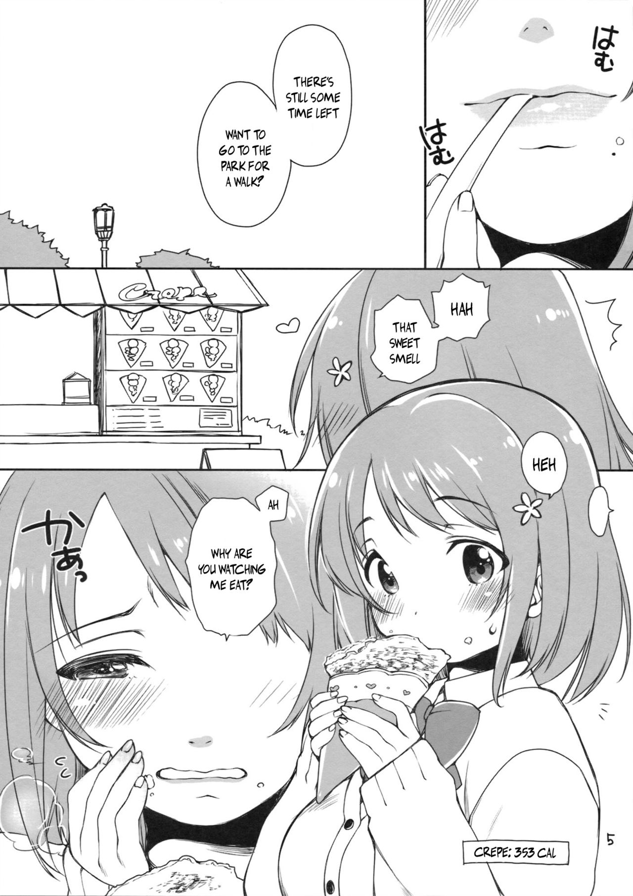 (CT21) [L.L.MILK (Sumeragi Kohaku)] Mimura Kanako wa Yoku Taberu | Mimura Kanako Eats A Lot (THE IDOLM@STER CINDERELLA GIRLS) [English] [Kameden][DECENSORED] page 4 full