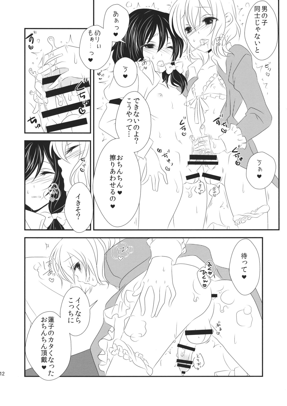 (C87) [Mimippu (Izumimipu)] Hifuu ga Otokonoko na Hon (Touhou Project) page 13 full