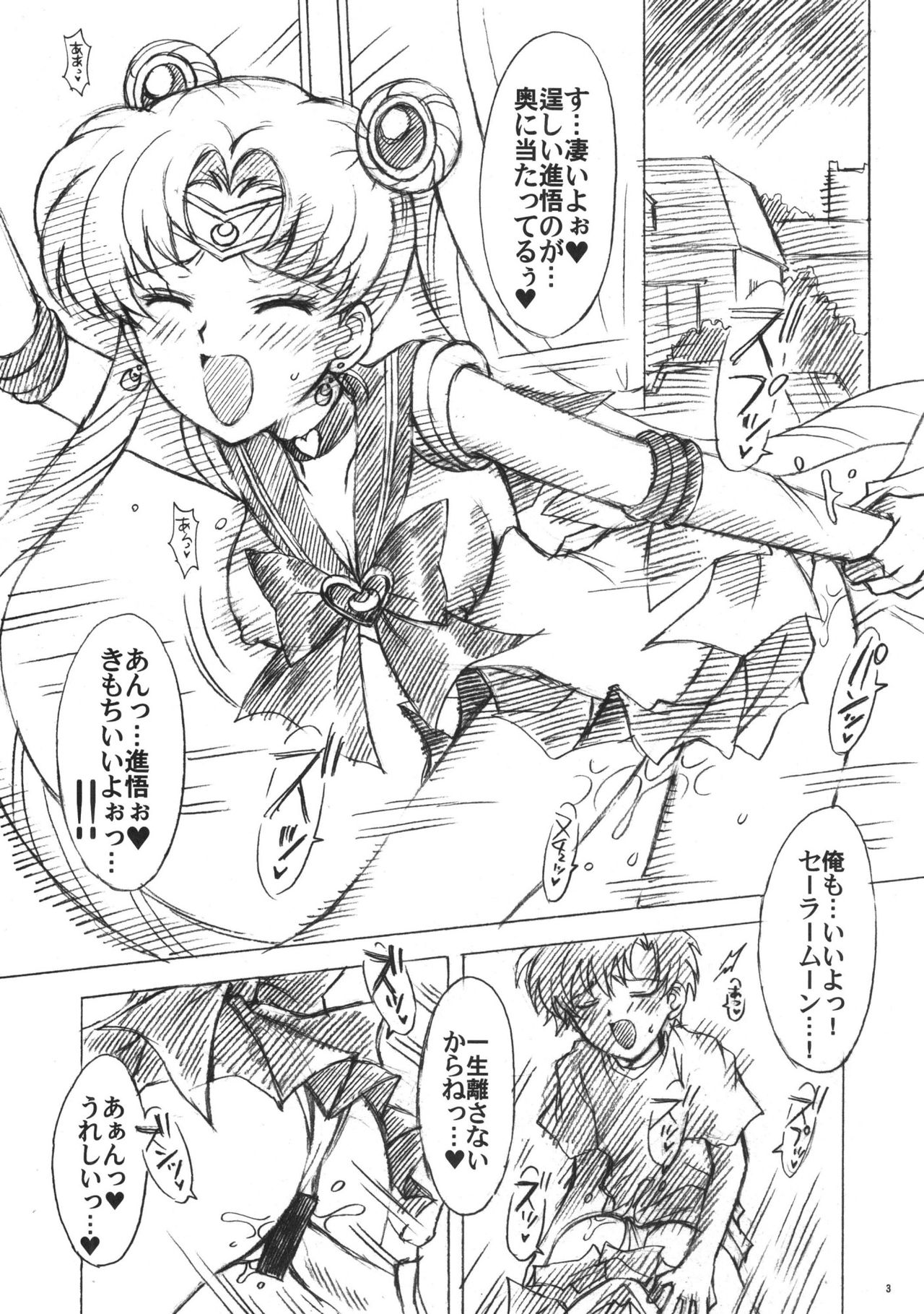 (C74) [Kotori Jimusho (Sakura Bunchou)] Chanson de I'adieu 3 (Bishoujo Senshi Sailor Moon) page 2 full