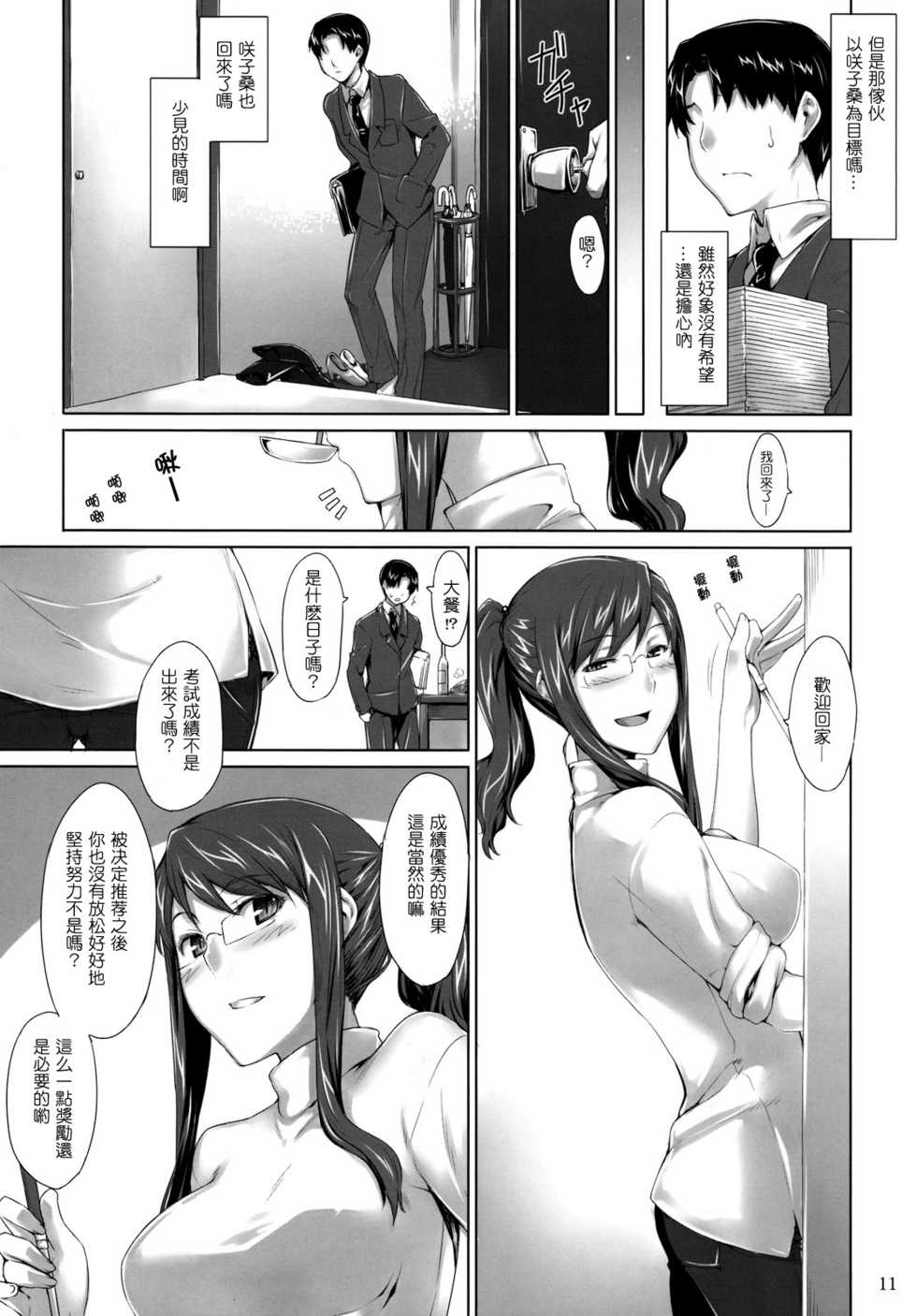 (C76) [MTSP (Jin)] 咲子さんノ男杏事情 (オリジナル)[CREILAVAC自漢化] [無修正] page 9 full