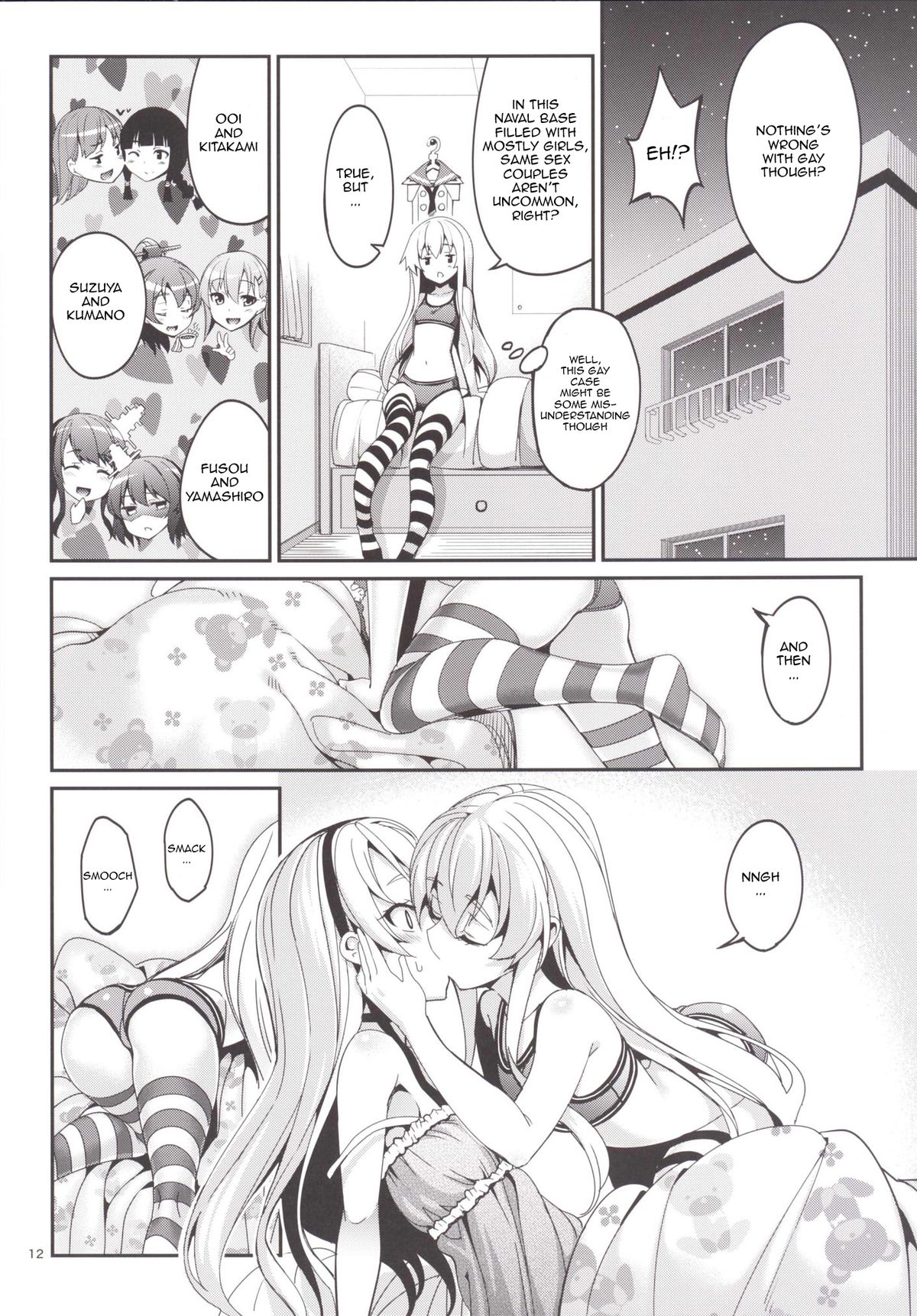 [Coffee Maker (Asamine Tel)] Shire! Mayonaka ni Nani Shitenno? | Admiral! What're You Doing in The Middle of Night? (Kantai Collection -KanColle-) [English] [Rozett] [Digital] page 11 full