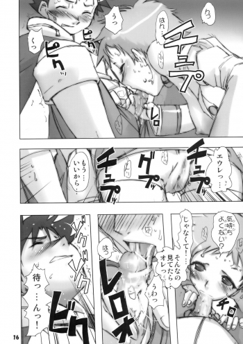 (C69) [Rikudoukan (Aoneko, INAZUMA., Rikudou Koushi)] Rikudou no Eureka (Eureka 7, My Melody, PreCure) - page 15