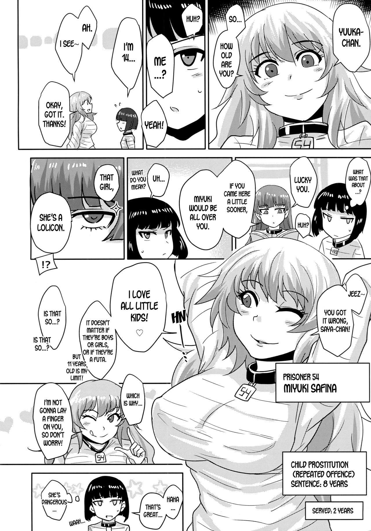 (Futaket 15) [Rock Steady (Suzurame)] Futanari Prison 2 Dairoku Kangoku Houkoku Ni [English][desudesu] page 7 full