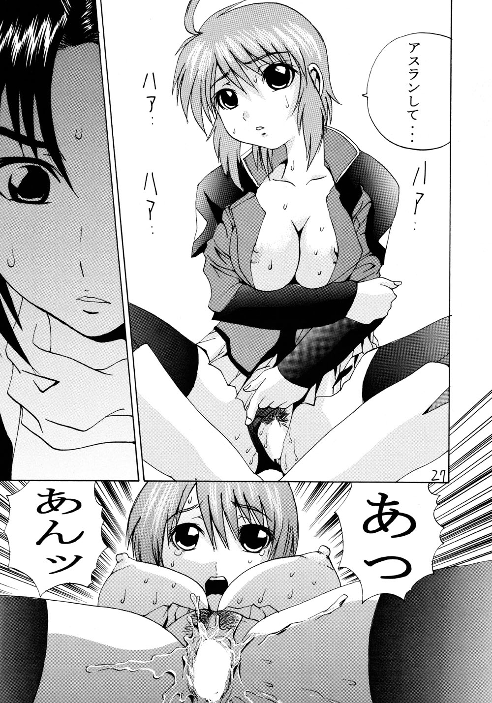 (C67) [Arrow Island (Gekka Saeki)] Ao no Shindou (Soukyuu no Fafner, Gundam Seed Destiny) page 26 full