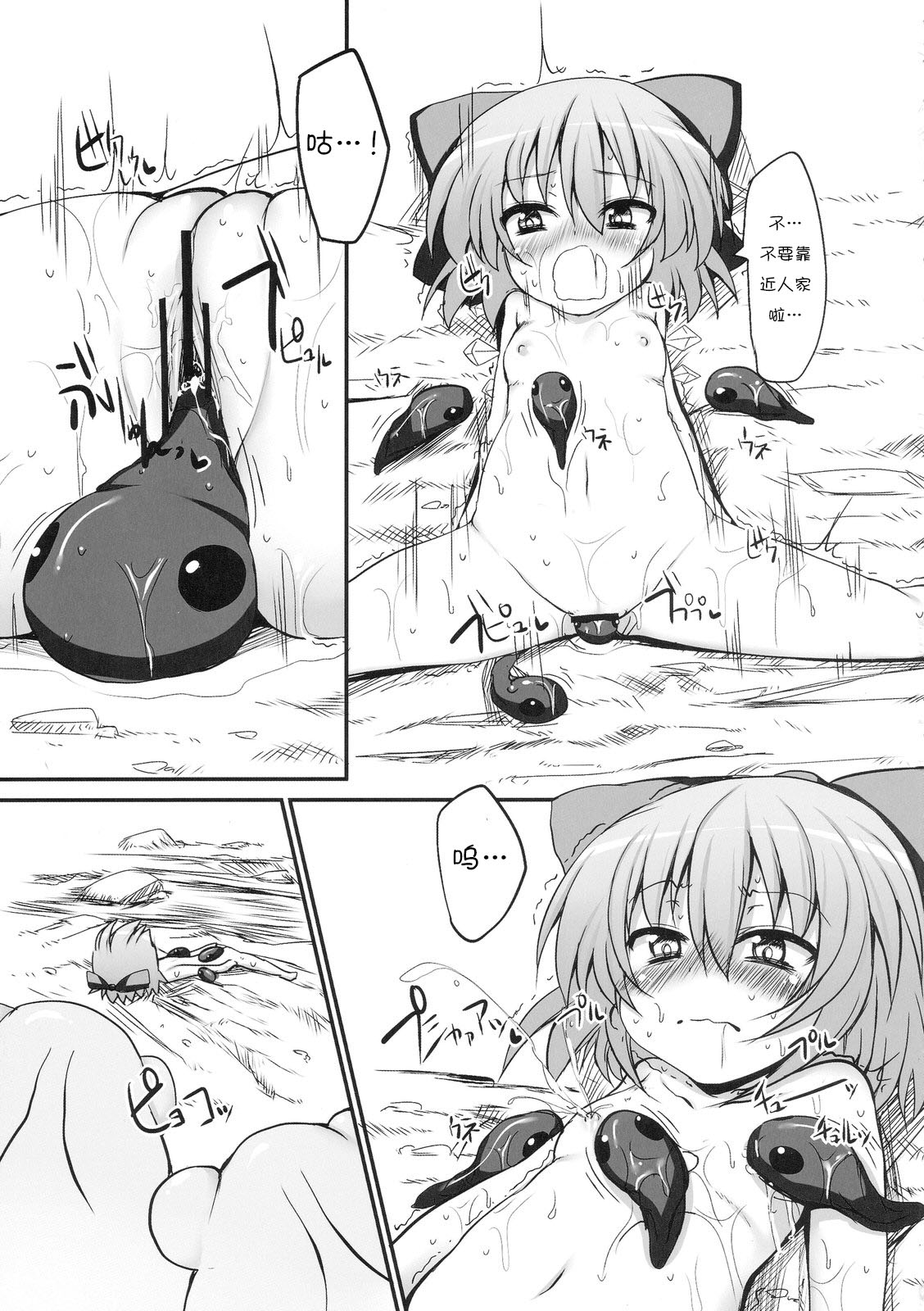 (Reitaisai 7) [Marked-two (Maa-kun)] Cirno Dai Pinch! ~Kaeru no Fukushuu Hen~ (Touhou Project) [Chinese] [诱骗者迪卡伊&狗狗汉化] page 25 full