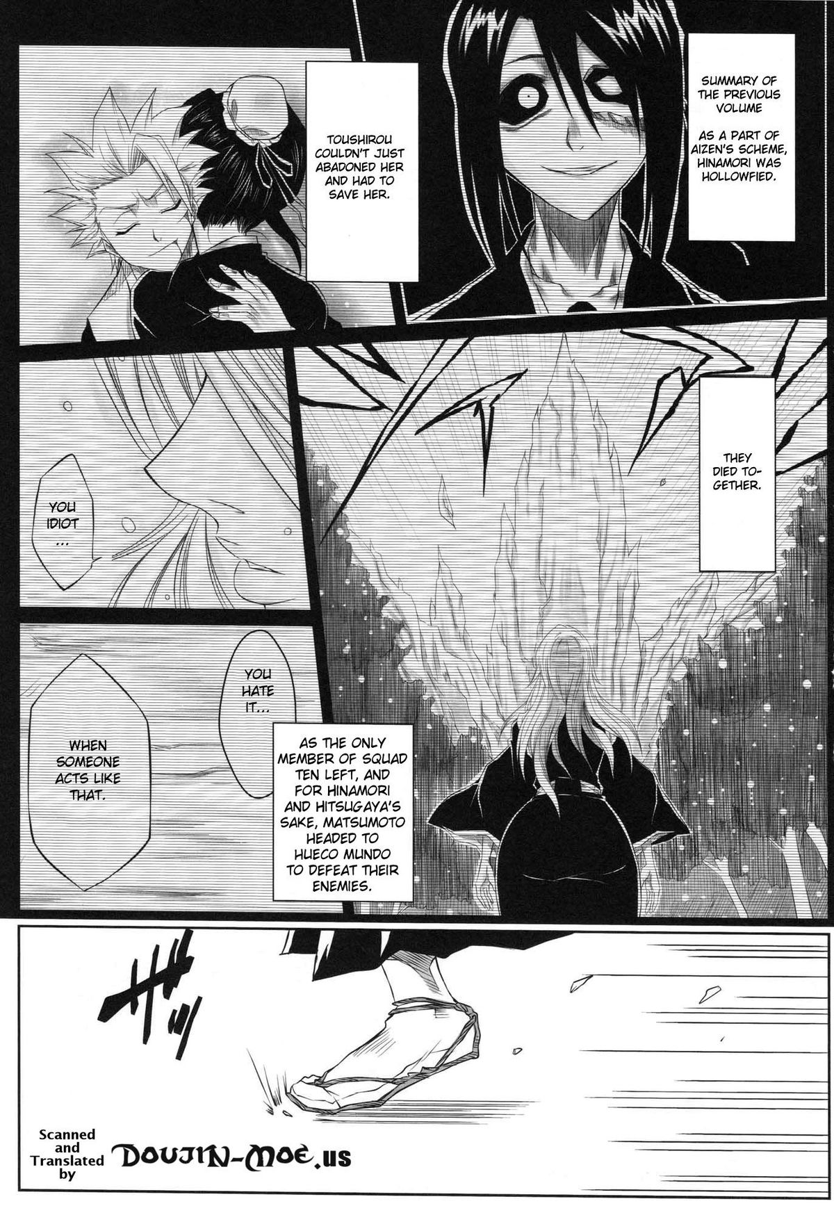 (CCOsaka74) [Heta no Yoko Zuki (Dunga)] Shi | Winter 2 (Bleach) [English] {doujin-moe.us} page 2 full