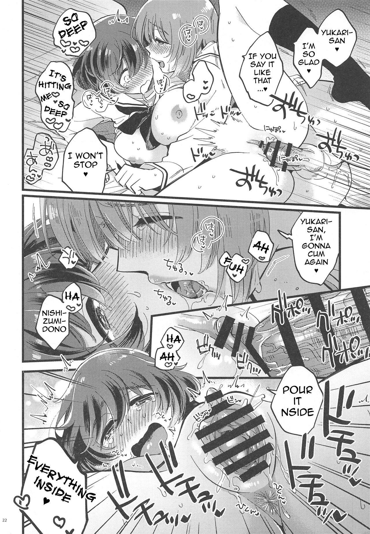 (C95) [Sonotaozey (Yukataro)] Nishizumi-dono ni Haete Shimatte mo Aishite Orimasu! | I will still love Nishizumi-dono Even If She Grew One! (Girls und Panzer) [English] page 22 full