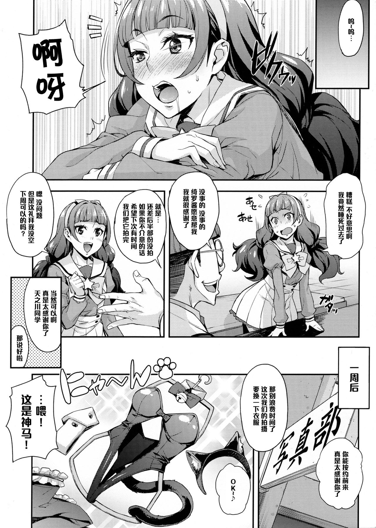 (C88) [Mix Fry (Takurou)] Iinari Kirara no Saiminjutsu (Go! Princess PreCure) [Chinese] [黑条汉化] page 14 full