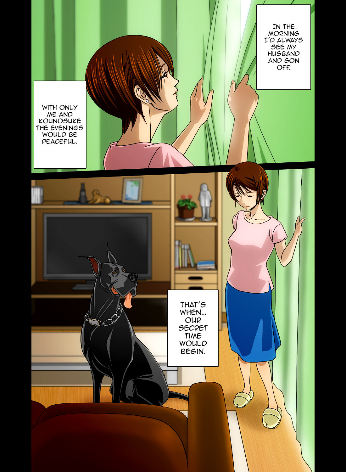 [Bonjin-do] “Wonderful Life” ~Shufu to “Aiken” no Hisoyaka na Gogo~ [English] {Forbidden Fetishh} page 14 full