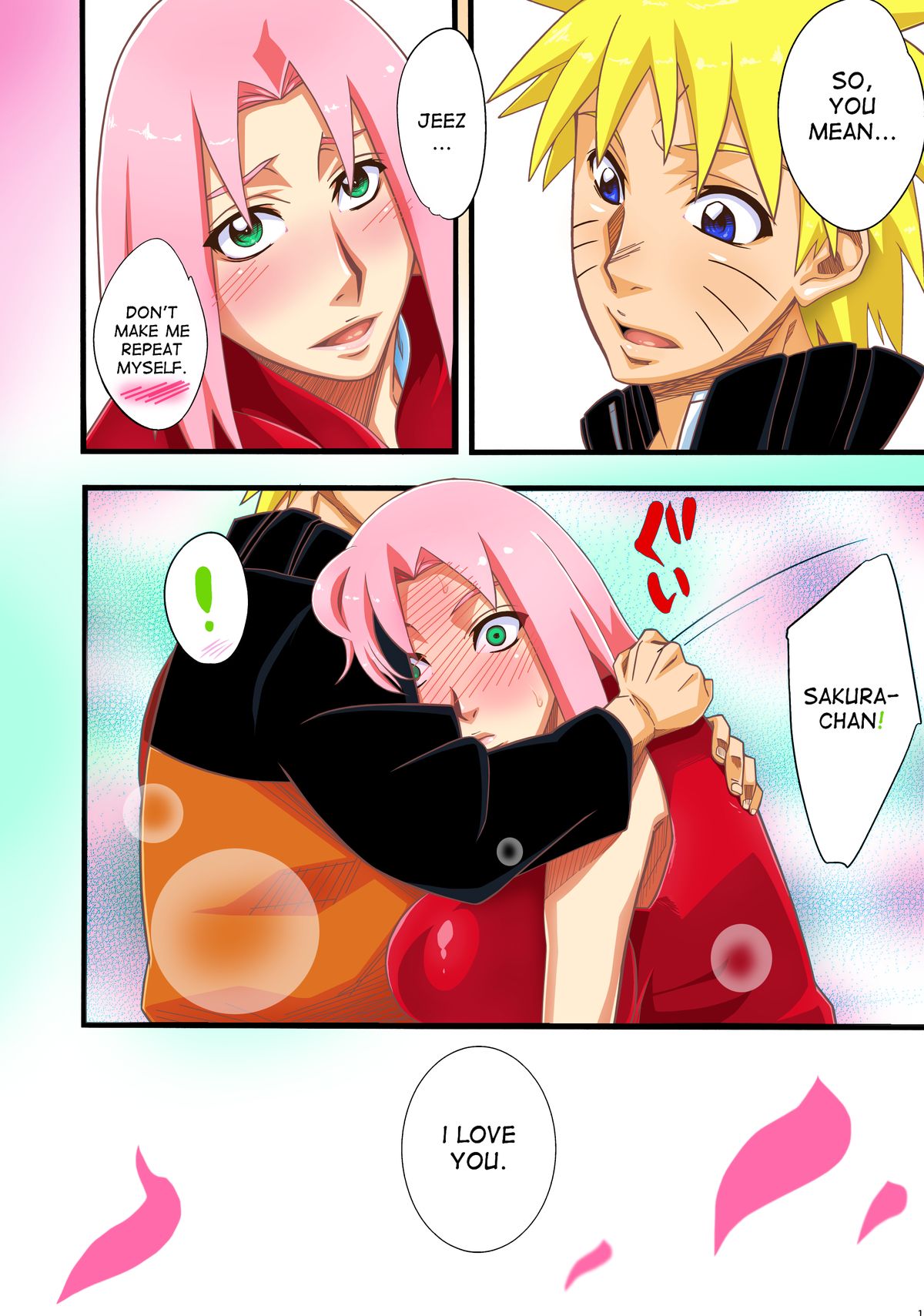 (HaruCC18) [Karakishi Youhei-dan Shinga (Sahara Wataru)] Koi no Bakadikara (Naruto) [English] [Colorized] [Incomplete] page 3 full