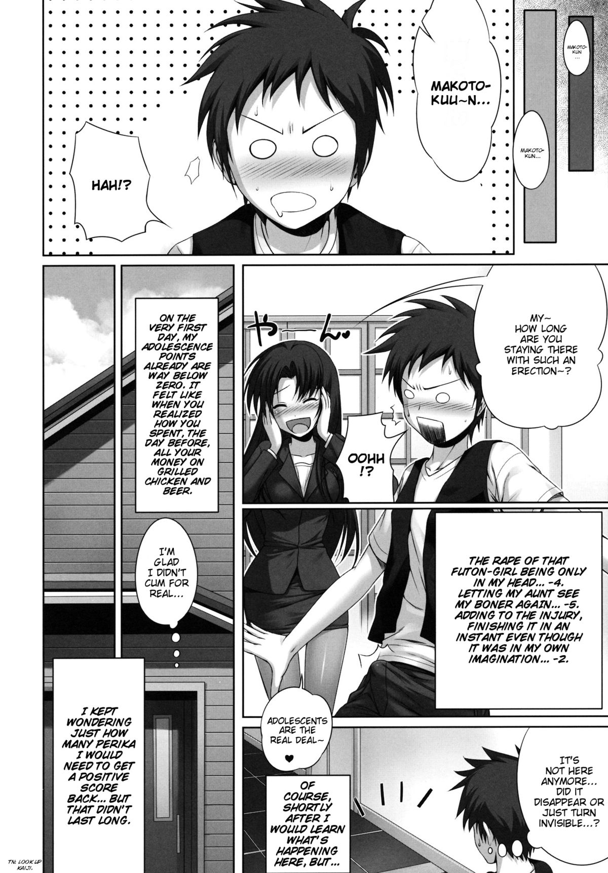 (C80) [40010 1-GO (40010 Shisakugata)] GOOD-BYE, SEISHUNPOINTS | GOOD-BYE, Adolescence Points (Denpa Onna to Seishun Otoko) [English] [Hot Cocoa] page 13 full