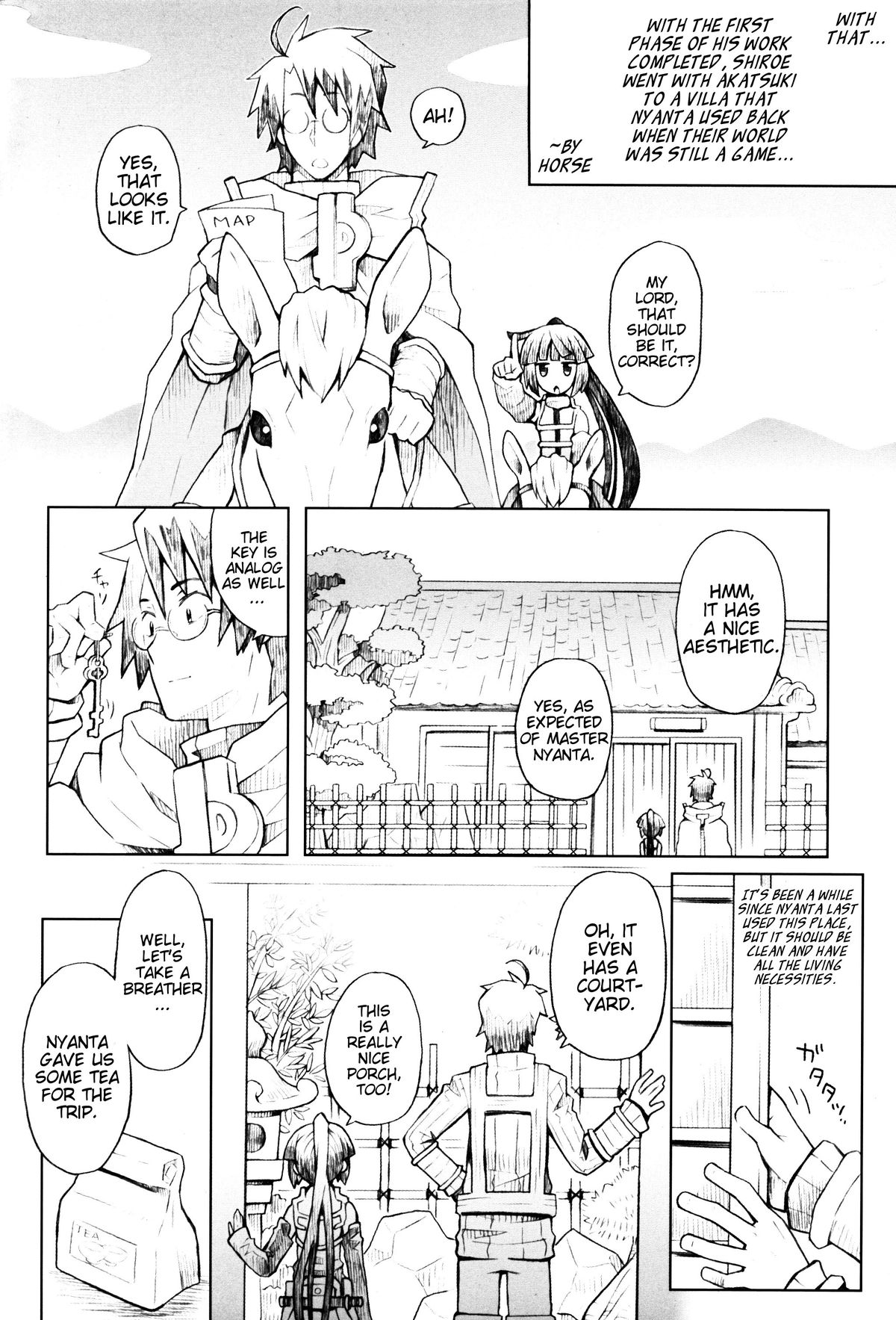 (C86) [B.BRS. (B.tarou)] Neko to Ocha to Kyuujitsu to. | A Cat, Tea, and a Holiday. (Log Horizon) [English] [EHCove] page 6 full